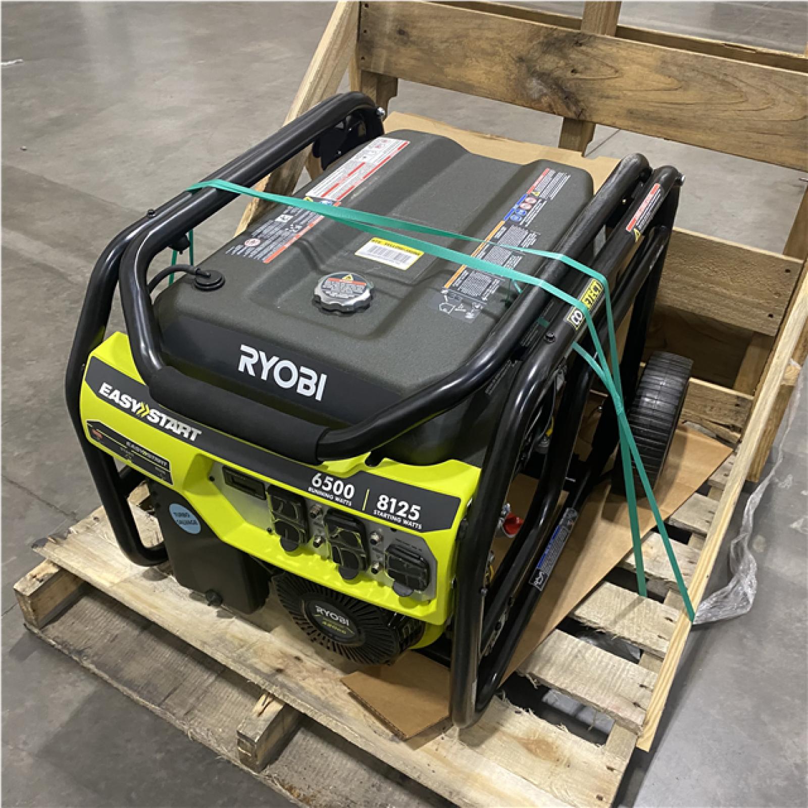 Dallas Location - As-Is RYOBI 8125/6500-Watt Gas Powered Portable Generator