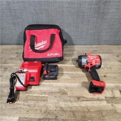 HOUSTON LOCATION - AS-IS Milwaukee FUEL 18V Lithium-Ion Brushless Cordless 1/2 in. Impact Wrench w/Friction Ring Kit
