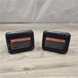 AS-IS Milwaukee M12 12V Lithium-Ion XC High Output 5.0 Ah Battery Pack (2-Pack) Starter Kit