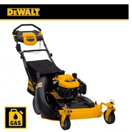 DALLAS LOCATION - DEWALT 28 in. 224cc E-GOV Engine 3-in-1 Gas RWD Self-Propelled Lawn Mower with High Rear Wheels