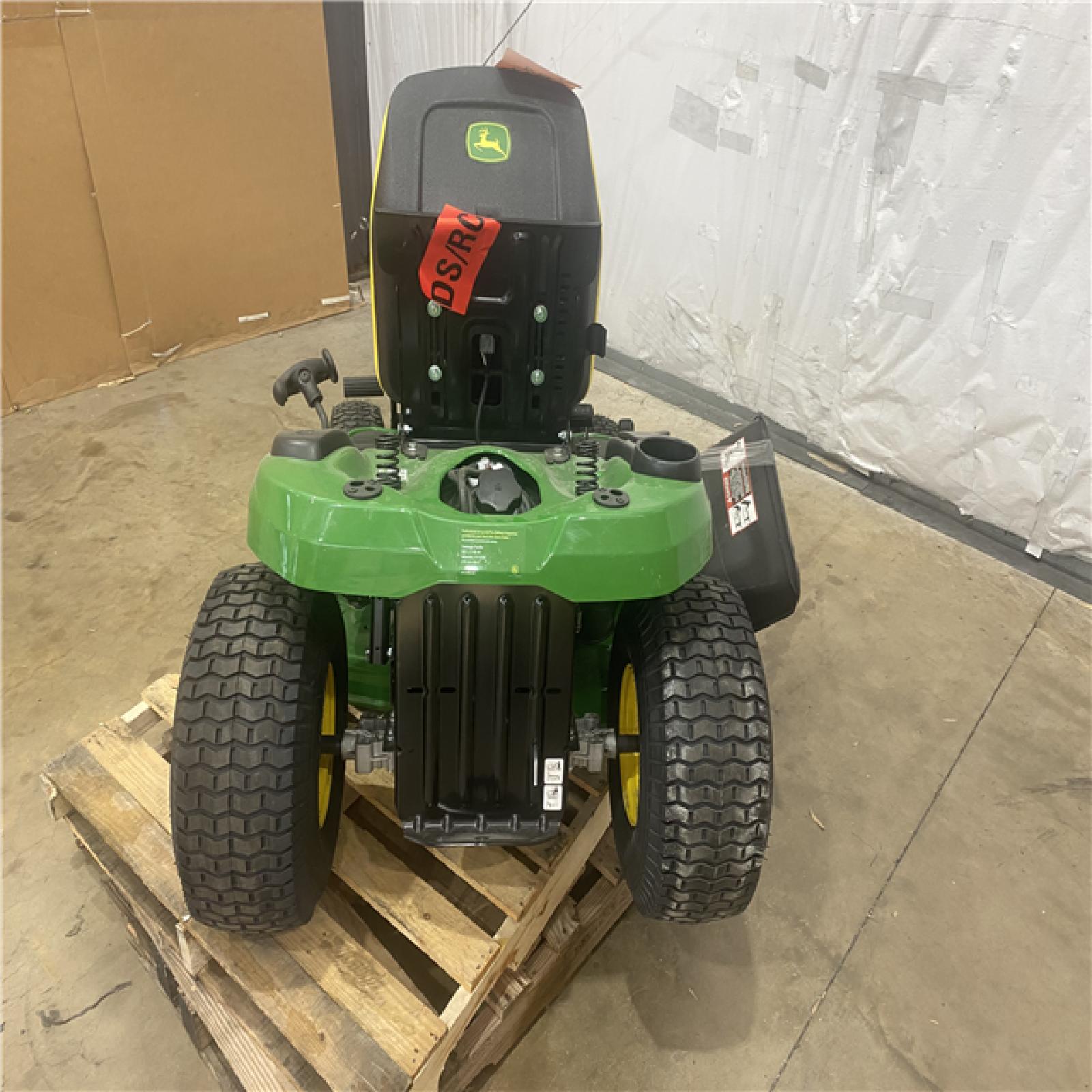 Houston Location - AS-IS Outdoor Power Equipment JOHN DEERE S100 42 INCH SIT DOWN MOWER