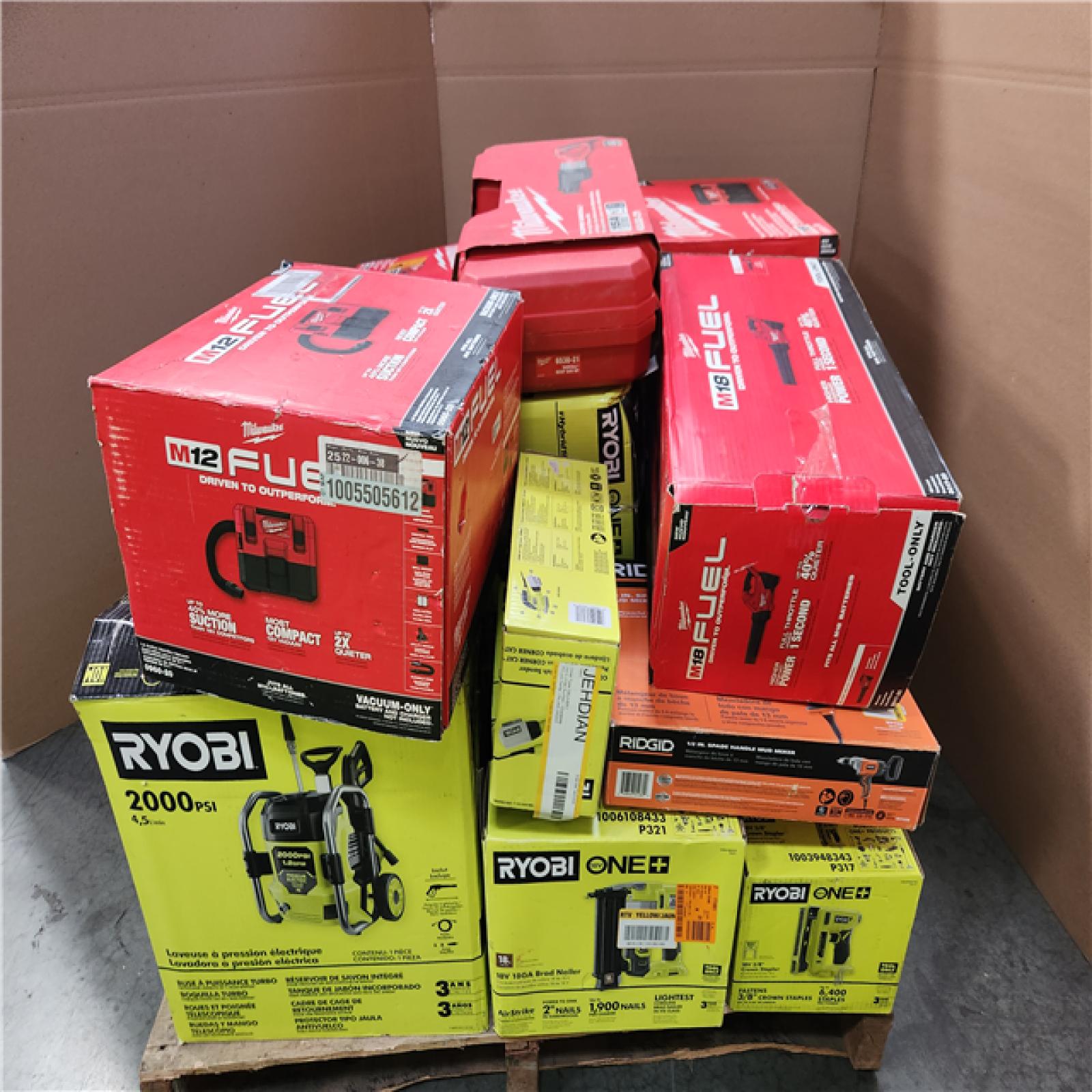 CALIFORNIA AS-IS TOOL PALLET
