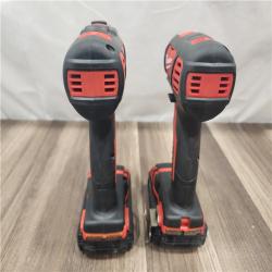 AS-IS- Milwaukee 18V Cordless Brushed 2-Tool Drill/Driver and Impact Driver Kit