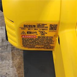 HOUSTON LOCATION - AS-IS DeWALT Flexvolt Max 7-1/4 60V Brushless Circular Saw (Tool Only)