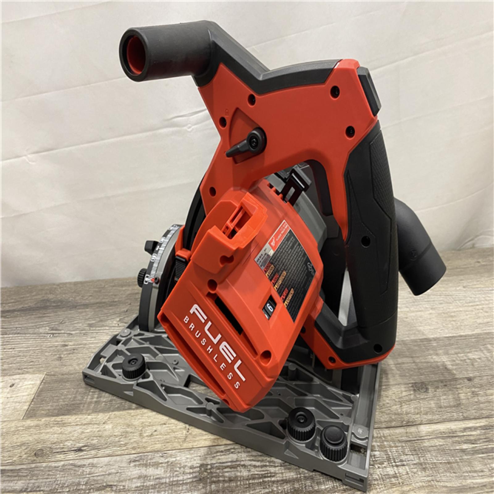 AS-IS Milwaukee FUEL 18V Lithium-Ion Cordless Brushless 6-1/2 in. Plunge Cut Track Saw (Tool-Only)