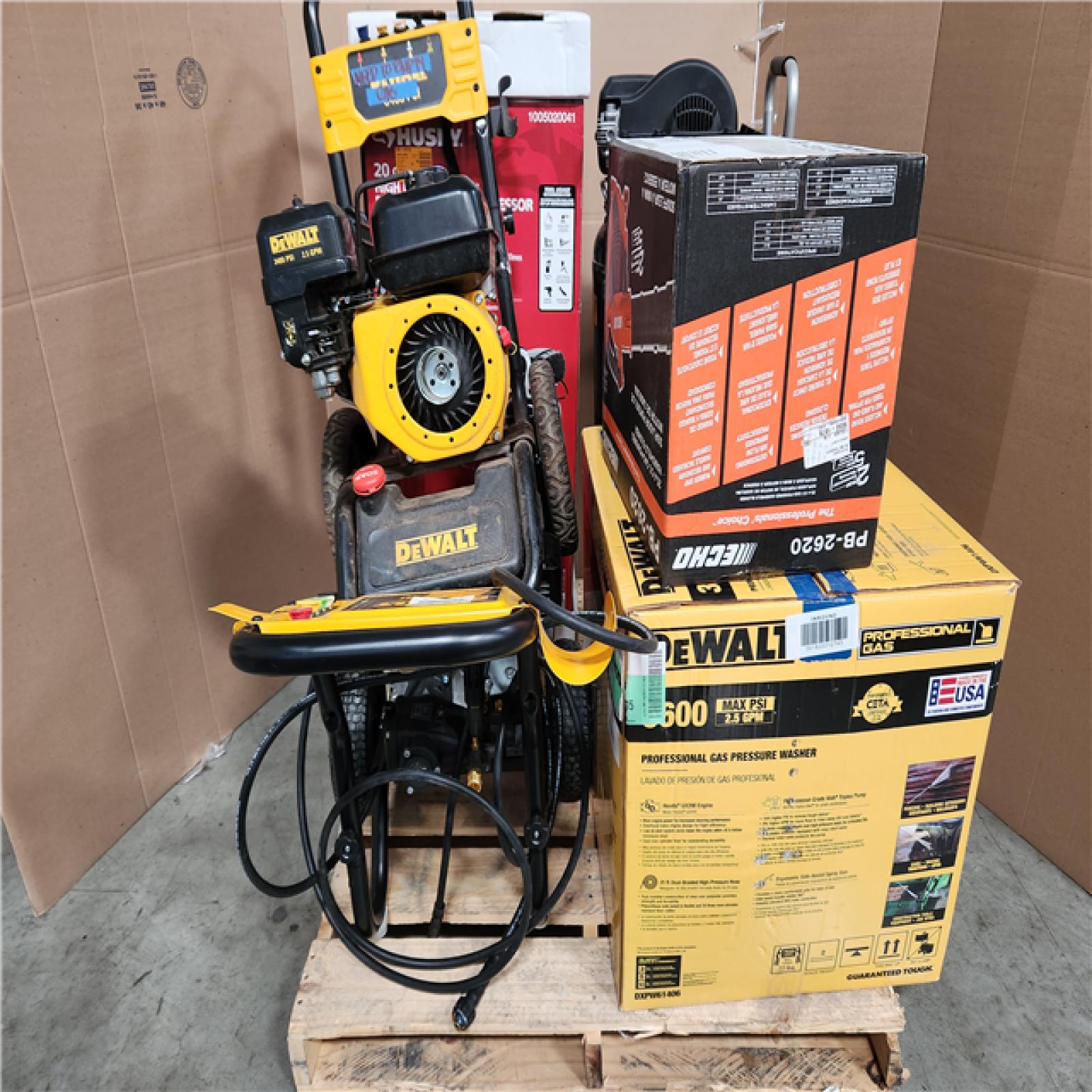 California As-Is Outdoor Power Equipment