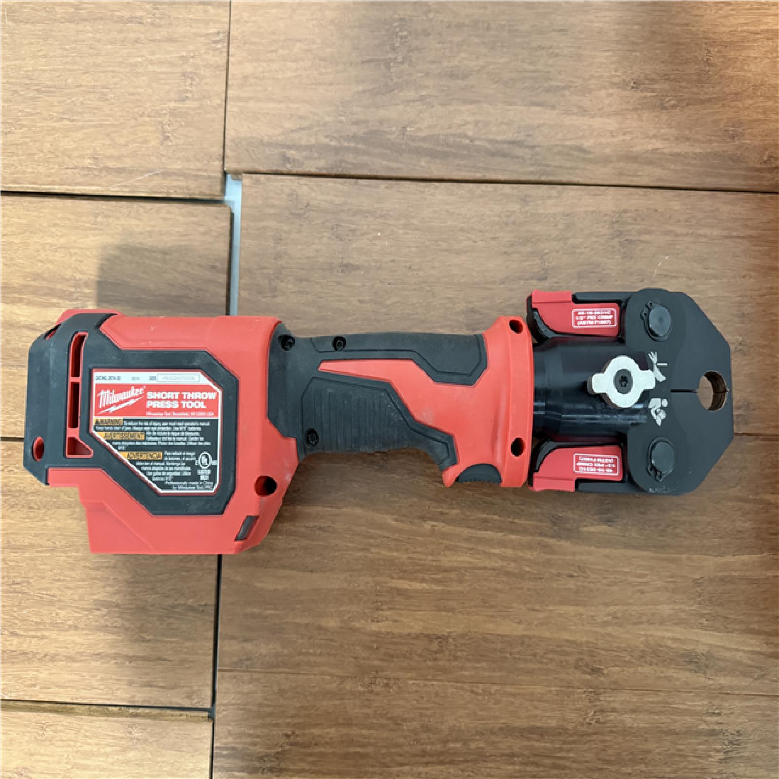 California AS-IS Milwaukee M18 Short Throw Press Tool Kit with PEX Crimp Jaws
