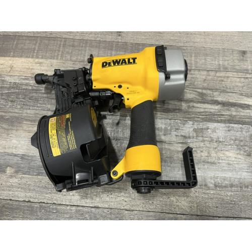 AS-IS DEWALT Pneumatic 15-Degree Coil Corded Siding Nailer