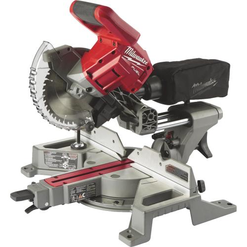 NEW- Milwaukee M18 FUEL 7-1/4 in. Cordless Brushless Dual-Bevel Sliding Compound Miter Saw Tool Only