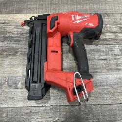 AS-IS Milwaukee FUEL 18-Volt Lithium-Ion Brushless Cordless Gen II 18-Gauge Brad Nailer (Tool-Only)