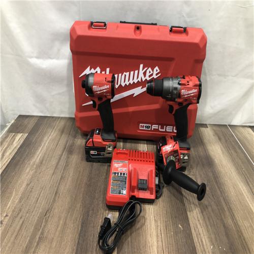 AS-IS Milwaukee  FUEL 18V Lithium-Ion Brushless Cordless Hammer Drill and Impact Driver Combo Kit
