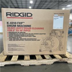 DALLAS LOCATION- RIDGID K-4310 FXP 3/4 in. Drain Cleaning Drum Machine Standard Kit