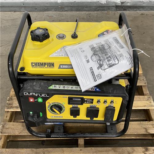 Houston Location AS IS - Champion Generator 5300 Watts