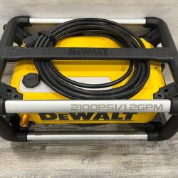 AS-IS DEWALT 2100 PSI 1.2 GPM 13 Amp Cold Water Electric Pressure Washer with Internal Equipment Storage