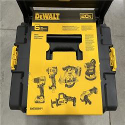 NEW -  DEWALT 20V Lithium-Ion Cordless 6-Tool Combo Kit with Rolling Toolbox