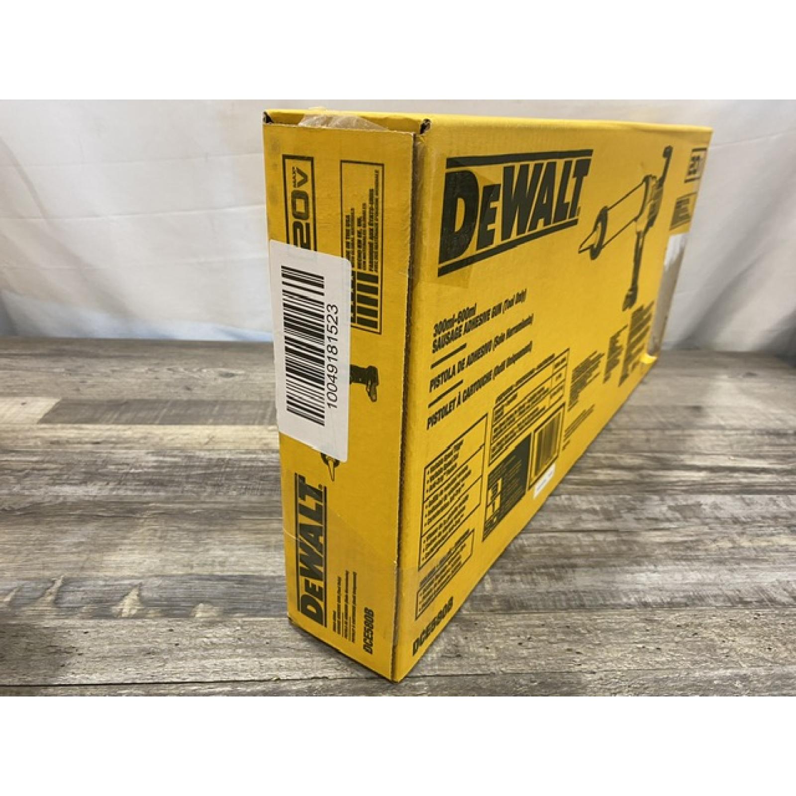 NEW - DEWALT 20V MAX Cordless 300-600 ml Sausage Pack Adhesive Gun (Tool Only)