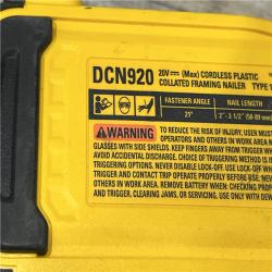 AS-IS DEWALT 20-Volt 21° Cordless Framing Nailer (Tool-Only)