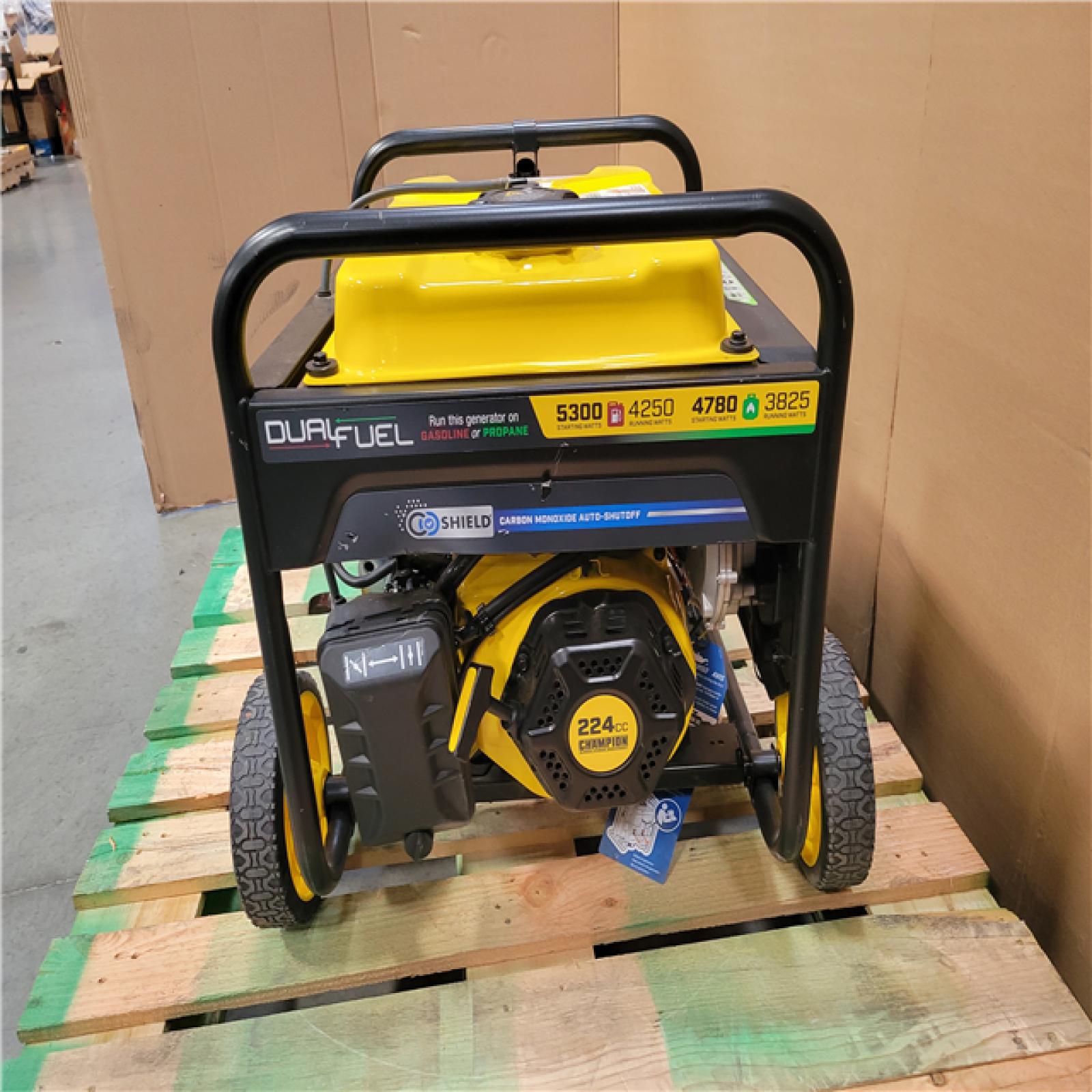 CALIFORNIA AS-IS CHAMPION PORTABLE GENERATOR