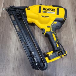 AS-IS DeWalt 20V MAX XR 15 Ga. Cordless 34 Deg Nailer Kit (Battery & Charger) 20 V