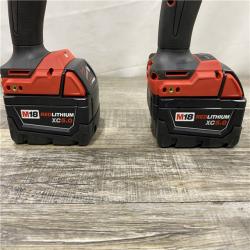 AS-IS Milwaukee FUEL 18V Lithium-Ion Brushless Cordless Hammer Drill and Impact Driver Combo Kit