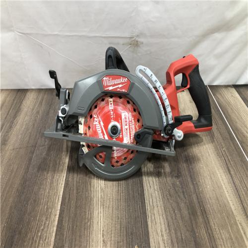 AS-IS Milwaukee FUEL 18V Lithium-Ion Cordless 7-1/4 in. Rear Handle Circular Saw (Tool-Only)