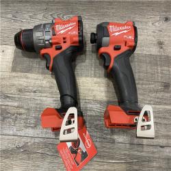 AS-IS Milwaukee FUEL 18V Lithium-Ion Brushless Cordless Hammer Drill and Impact Driver Combo Kit