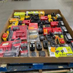 DALLAS LOCATION - AS-IS BATTERY AND CHARGERS PALLET