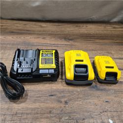 GOOD DEWALT DCBP315-2C 20V MAX 5.0Ah & 1.7Ah + Chgr