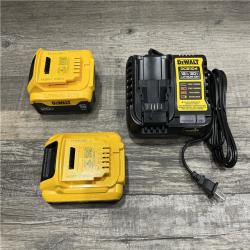 AS-IS DEWALT 20V MAX Lithium-Ion Starter Kit with 4.0 Ah and 5.0 Ah Batteries and Charger