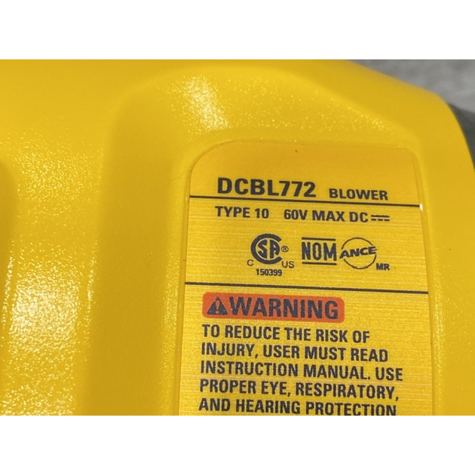 AS-IS DEWALT FLEXVOLT 60V MAX 125 MPH 600 CFM Brushless Cordless Battery Powered Blower Kit