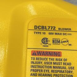 AS-IS DEWALT FLEXVOLT 60V MAX 125 MPH 600 CFM Brushless Cordless Battery Powered Blower Kit