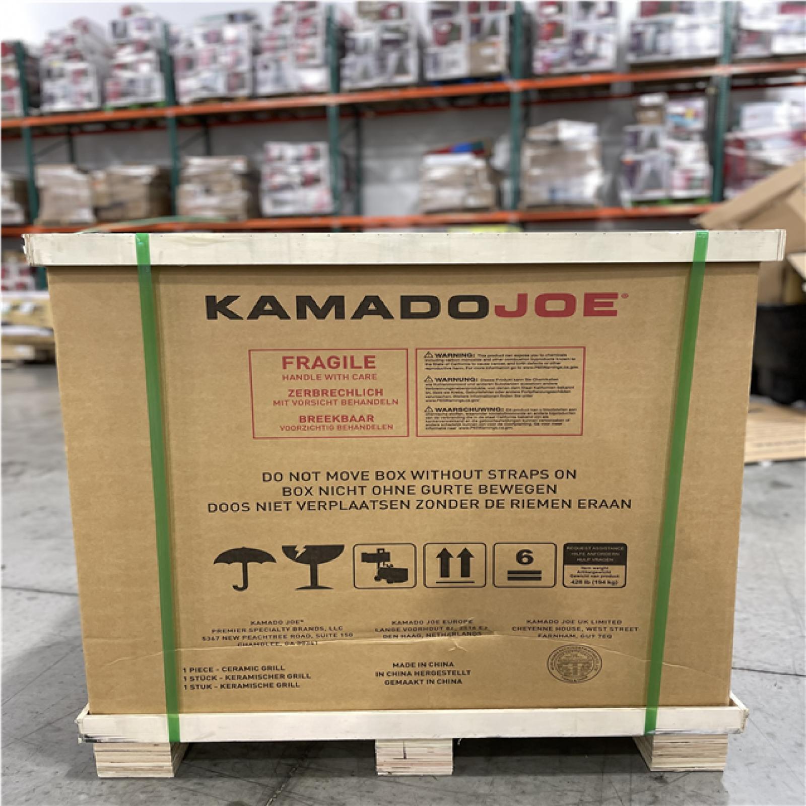 DALLAS LOCATION- KAMADO JOE Big Joe I 24 in. Charcoal Grill in Red