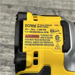 AS-IS DEWALT ATOMIC 20V MAX Lithium-Ion Cordless 1/4 in. Brushless Impact Driver Kit