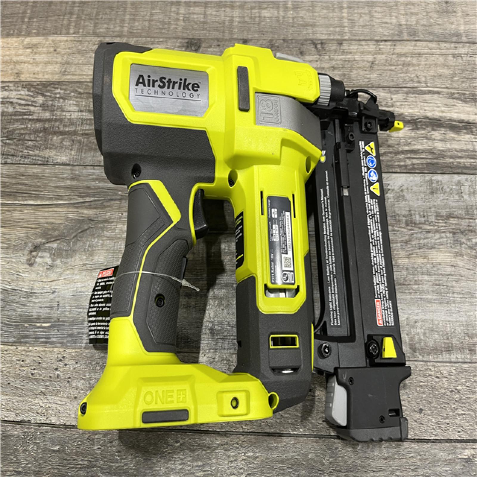 AS-IS RYOBI ONE+ 18V 18-Gauge Cordless AirStrike Brad Nailer (Tool Only)