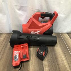 AS-IS Milwaukee  FUEL 120 MPH 500 CFM 18V Brushless Cordless Battery Powered Leaf Blower Kit