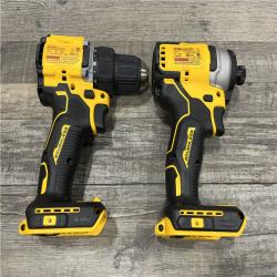 AS-IS DEWALT ATOMIC 20-Volt MAX Lithium-Ion Cordless Combo Kit