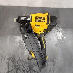 AS-IS- DeWalt 20V MAX Cordless 30 Deg Framing Nailer Kit (Battery & Charger) 20 V