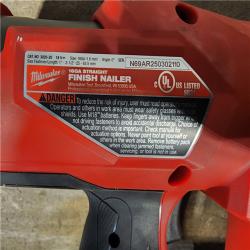 HOUSTON LOCATION - AS-IS MILWAUKEE 16 GAUGE STRAIGHT FINISH NAILER (TOOL ONLY)