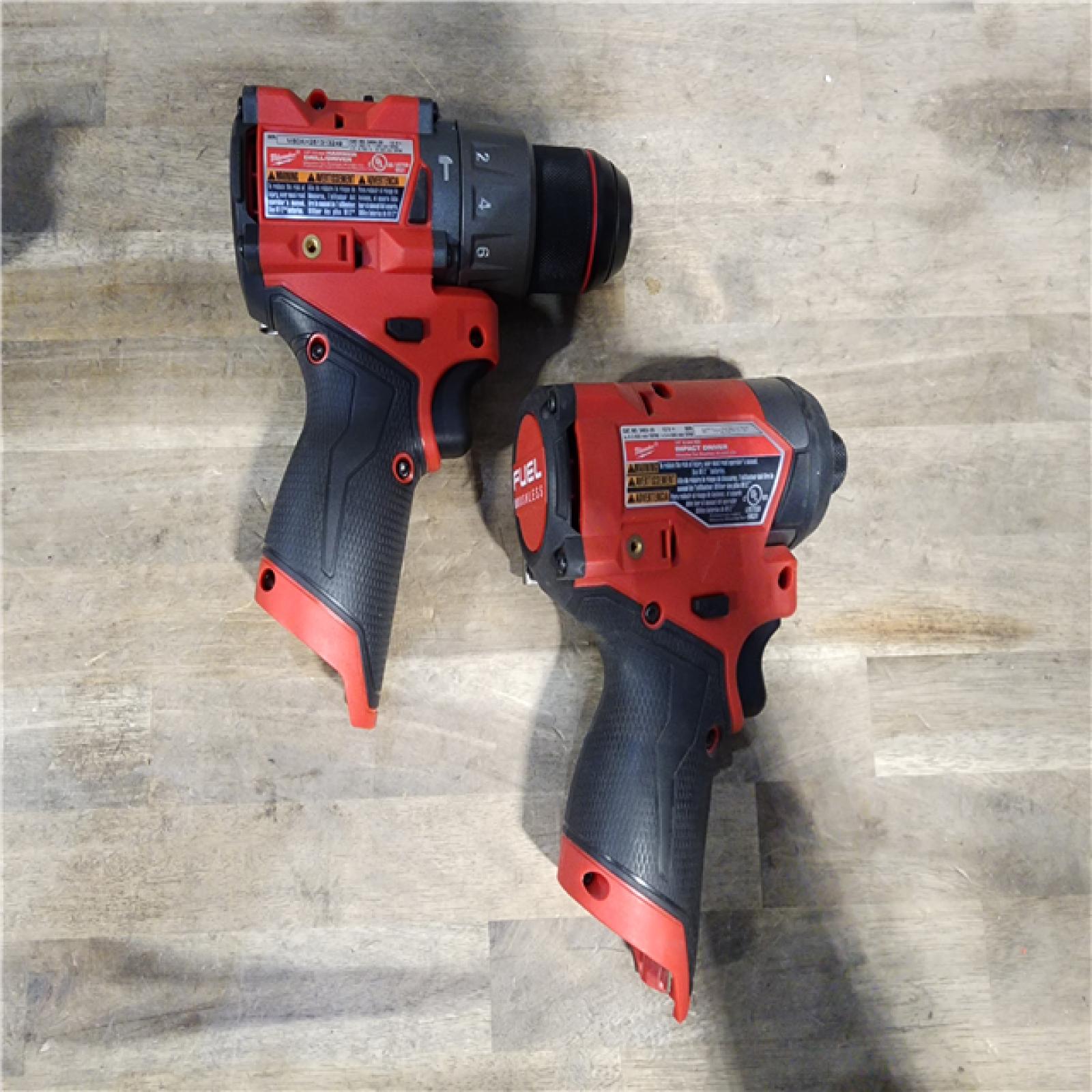 HOUSTON LOCATION - AS-IS Milwaukee 3497-22 12V Brushless Hammer Drill and Impact Driver Combo Kit