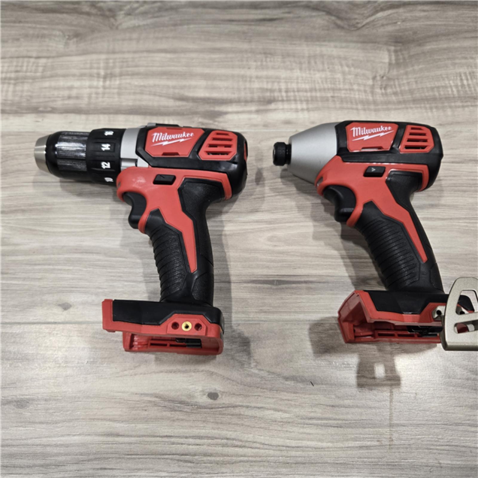 LIKE NEW! - Milwaukee 18V Cordless Brushed 2-Tool Drill/Driver and Impact Driver Kit