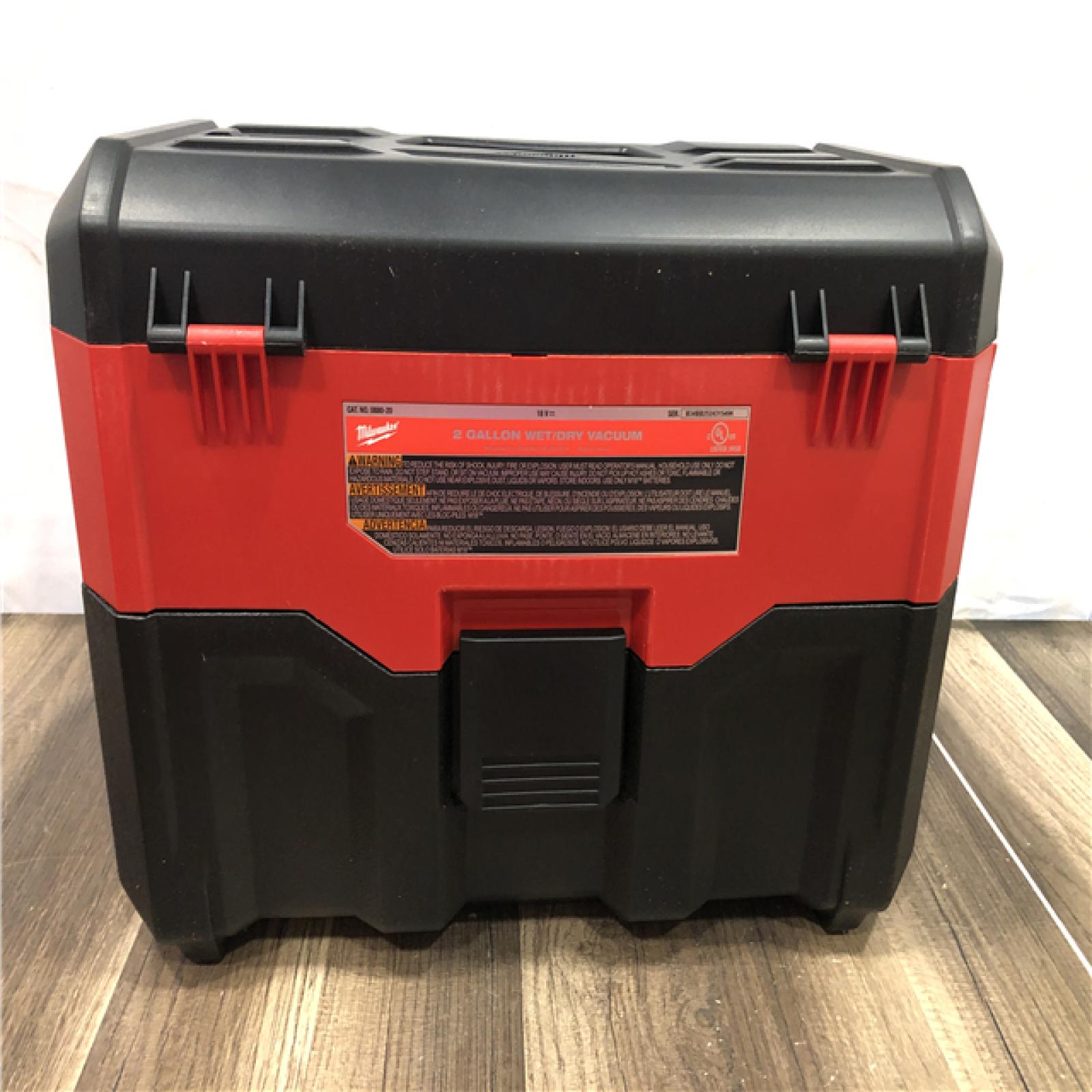 AS-IS Milwaukee 18-Volt 2 Gal. Lithium-Ion Cordless Wet/Dry Vacuum (Vacuum-Only)