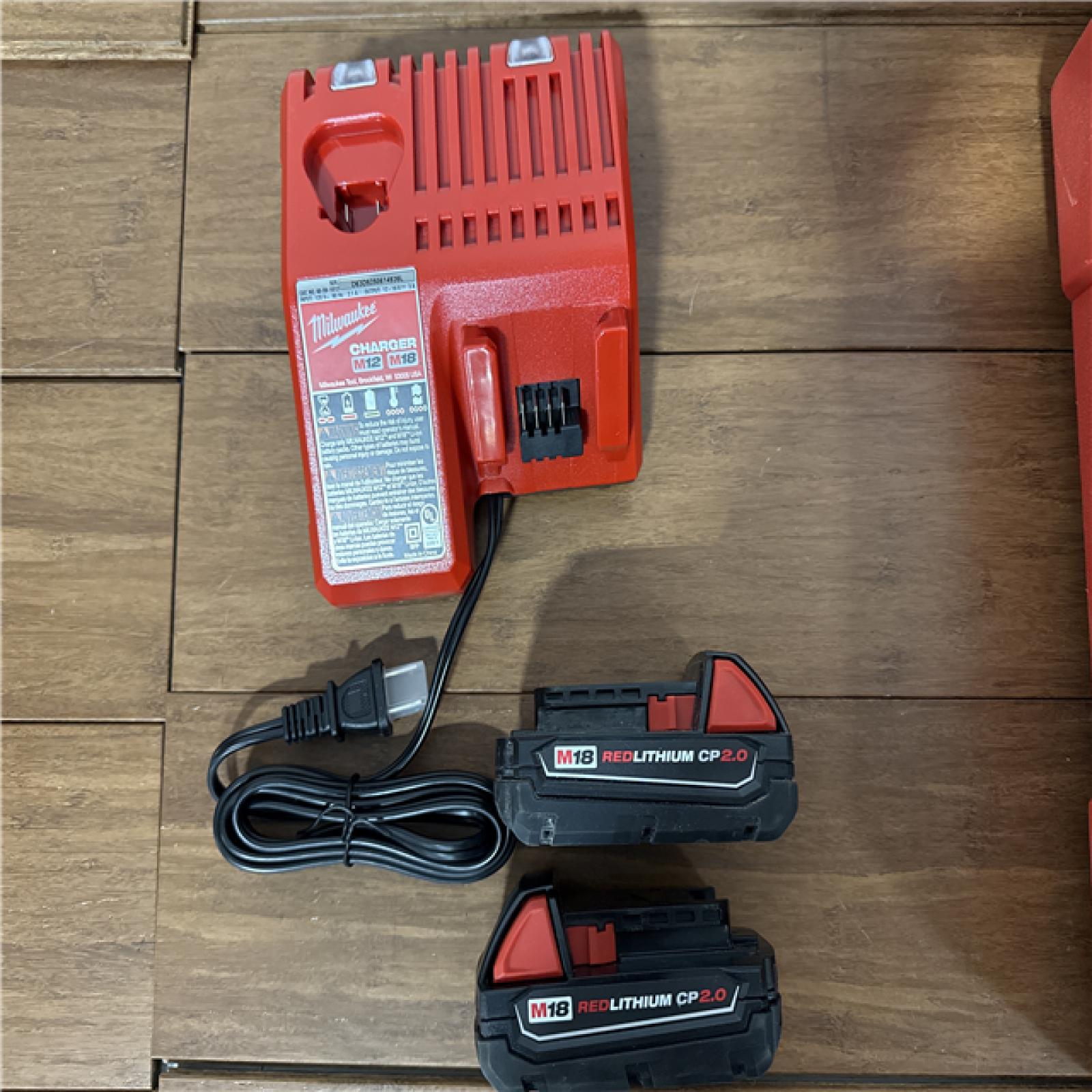 California AS-IS Milwaukee M18 Short Throw Press Tool Kit with Pex Crimp Jaw, includes (2) Batteries, Charger & Hard Case
