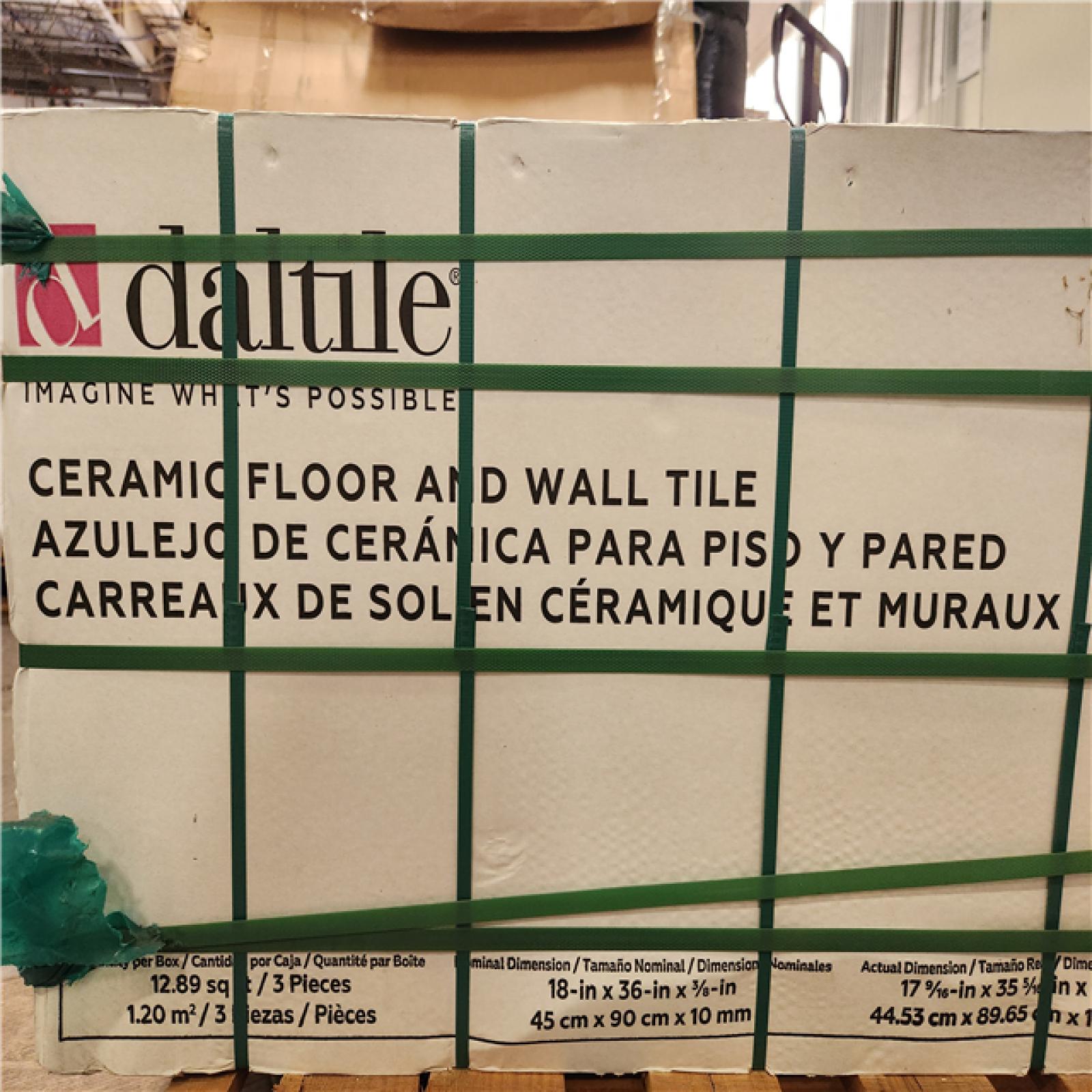 Phoenix Location Daltile Rivervale Linen 18 in. x 36 in. Glazed Ceramic Floor and Wall Tile (258 sq. ft. 20case)