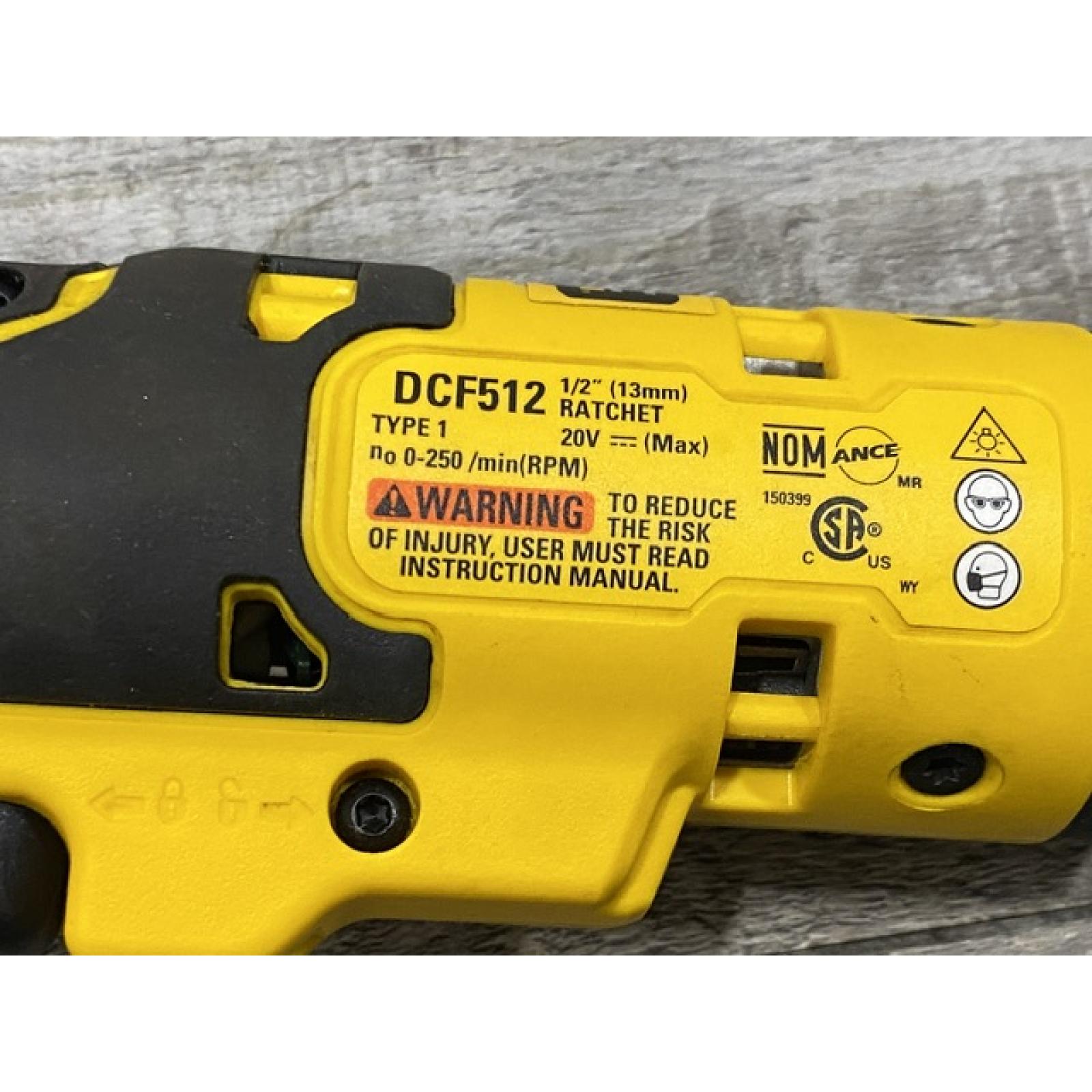AS-IS DEWALT ATOMIC 20V MAX Cordless 1/2 in. Ratchet (Tool Only)