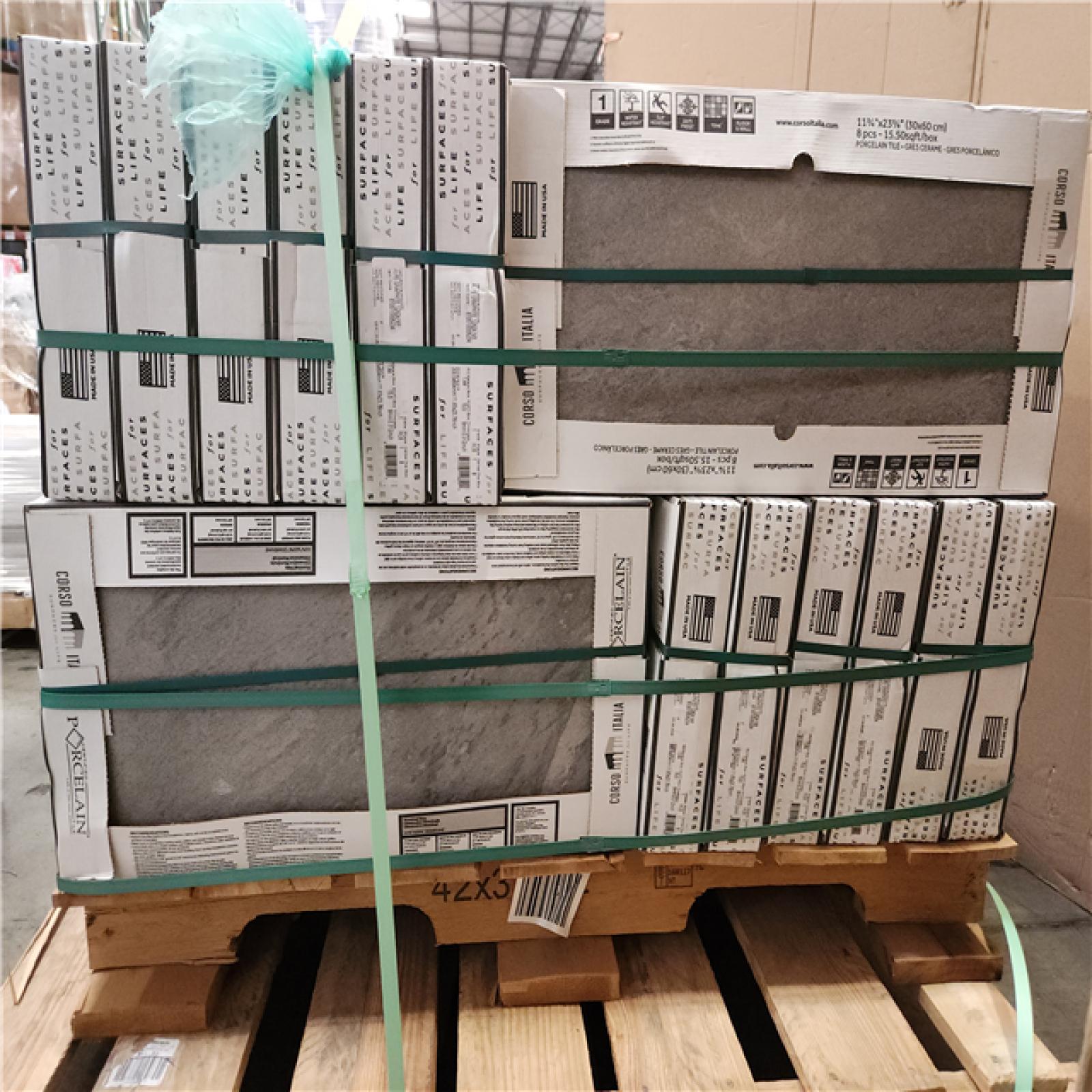Phoenix NEW Corso Italia Alpe Graphite Matte 12 in. x 24 in. Quartzite Stone Look Porcelain Floor and Wall Tile (496 sq. ft./32 Case)