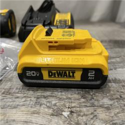 AS-IS DEWALT 20V MAX Lithium-Ion Brushless Cordless 1/4 in. Impact Driver Kit