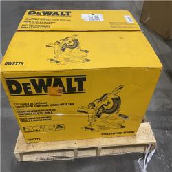 As-Is- DeWalt 15 Amps 12 in. Corded Dual-Bevel Sliding Compound Miter Saw