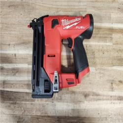 HOUSTON LOCATION - AS-IS Milwaukee FUEL 12-Volt Lithium-Ion Brushless Cordless 18-Gauge 1-1/2 in. Compact Brad Nailer (Tool Only)