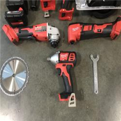 California NEW Milwaukee M18 18V Lithium-Ion Cordless 8 Tool Combo Kit With 3 Batteries, Charger, and Tool Bags