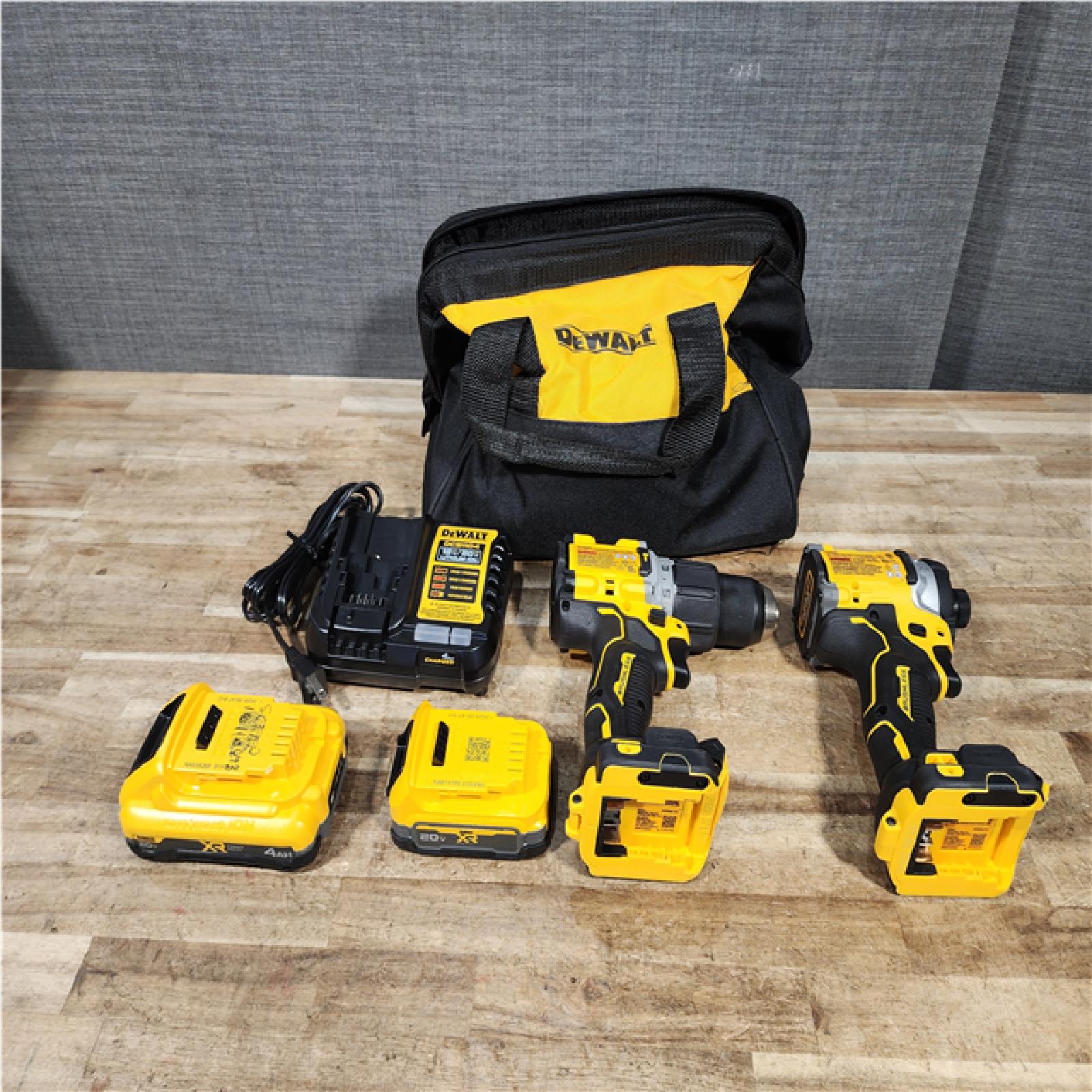 Houston Location AS-IS DEWALT 20V XR Lithium-Ion Cordless 2-Tool Combo Kit